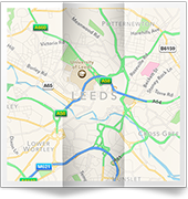 Map of Leeds